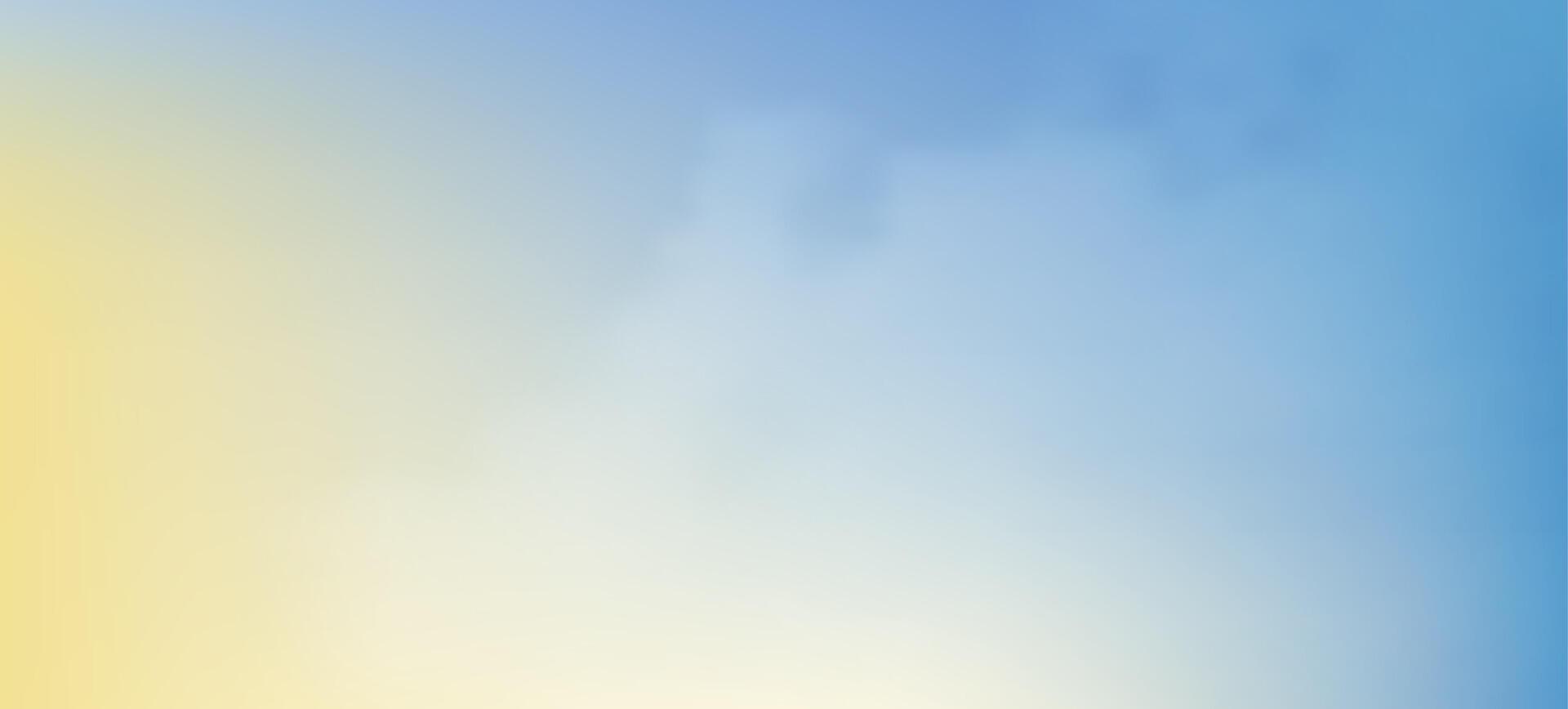 Modern blue gradient backgrounds with clouds. Header banner. Bright abstract presentation backdrop. illustration vector