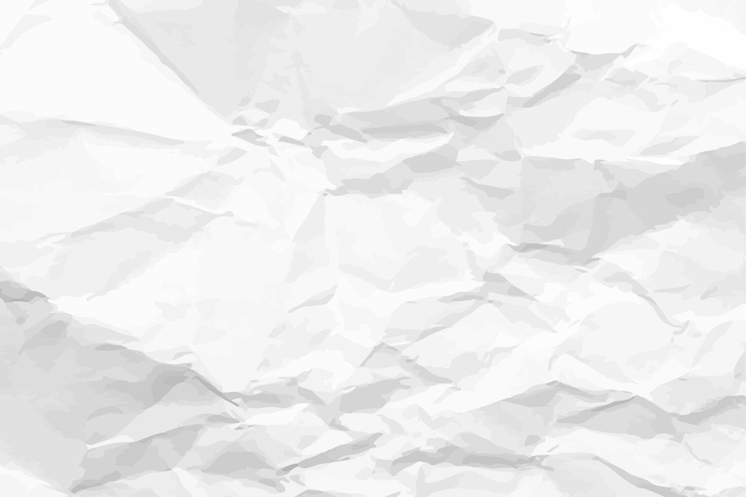 White clean crumpled paper background. crumpled empty paper template for posters and banners. illustration vector