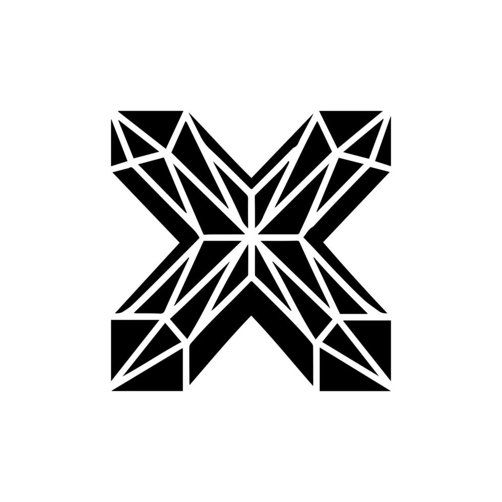 A black and white logo for a company vector