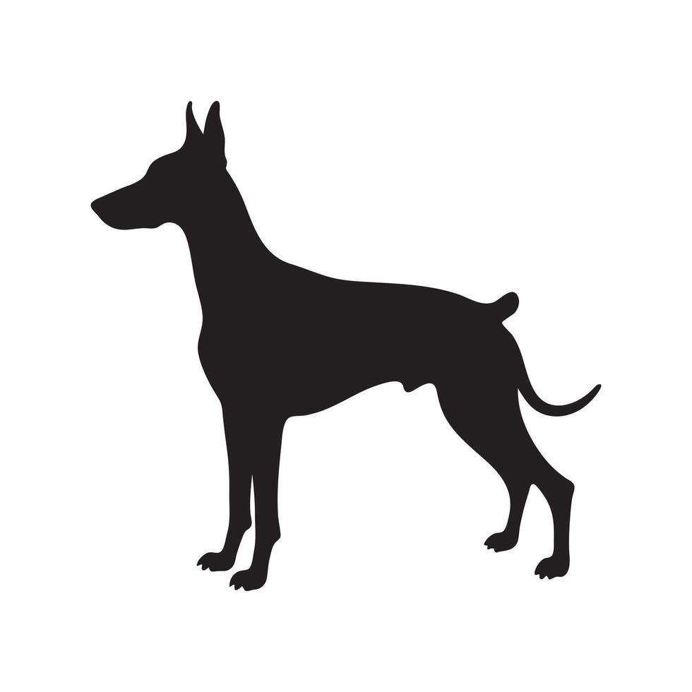 Dog Silhoutte File vector