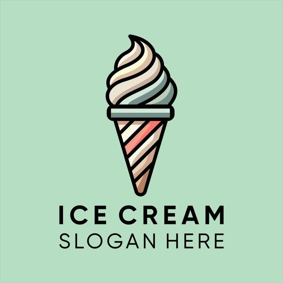 Delicious Cone Design logo vector