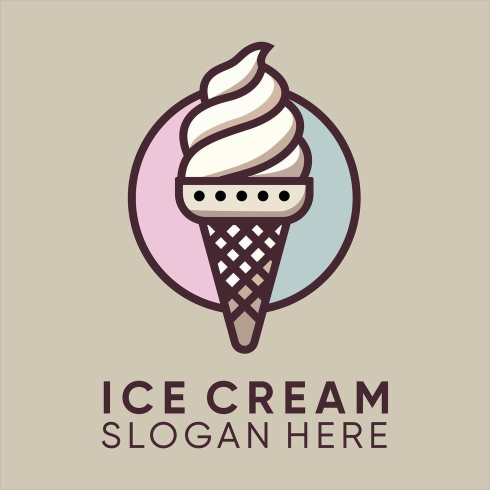 Ice Cream logo vector
