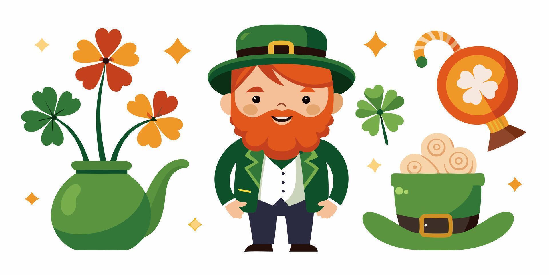 St patrick's day illustration vector