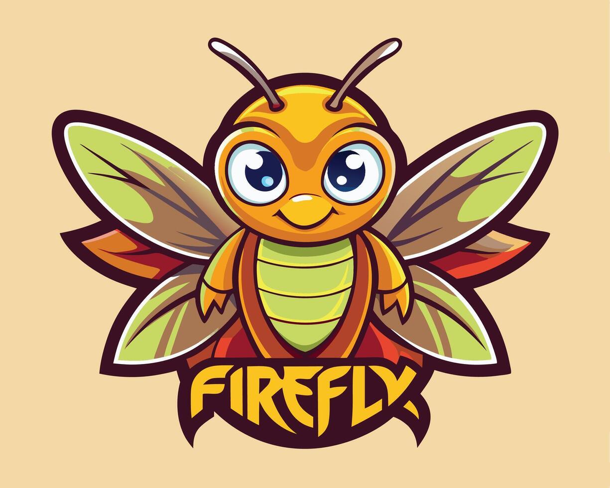 Firefly logo design vector