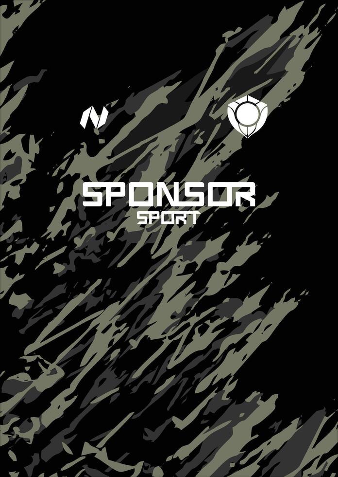Background jersey army vector