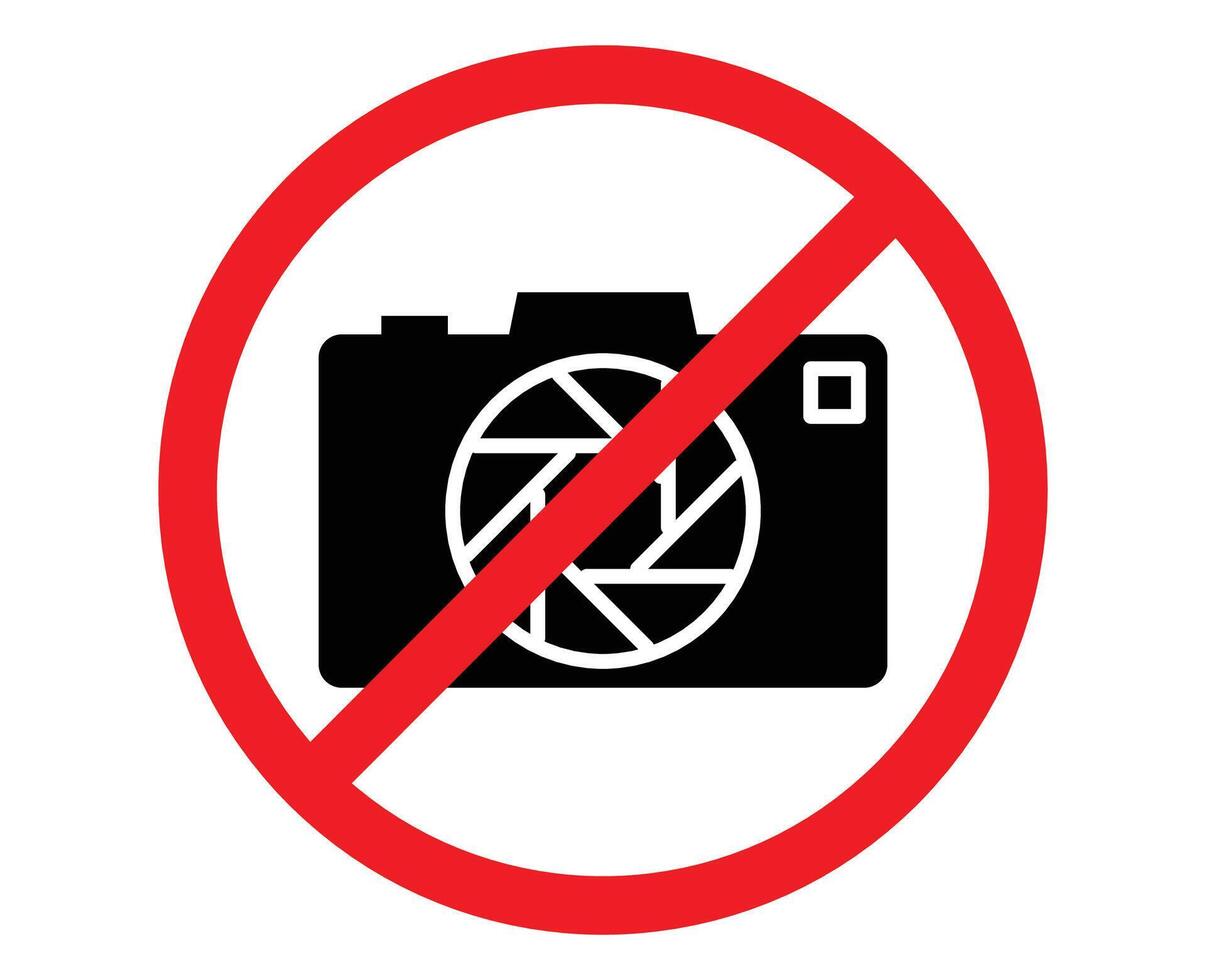 No use camera Sign for Privacy Zones and Restricted Areas. No camera area. No photo area. No handphone area sign vector
