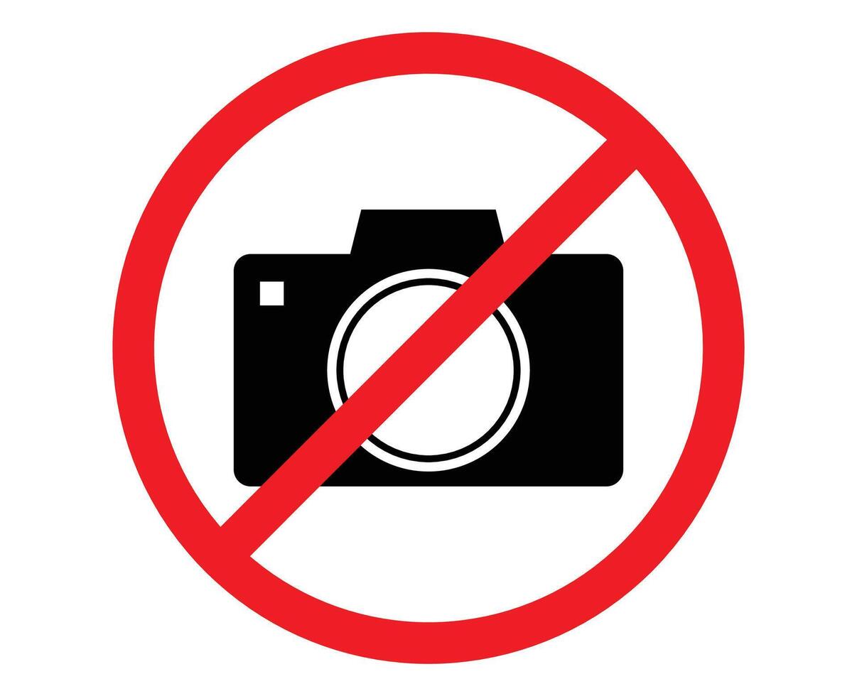 No use camera Sign for Privacy Zones and Restricted Areas. No camera area. No photo and no recording. No handphone area vector