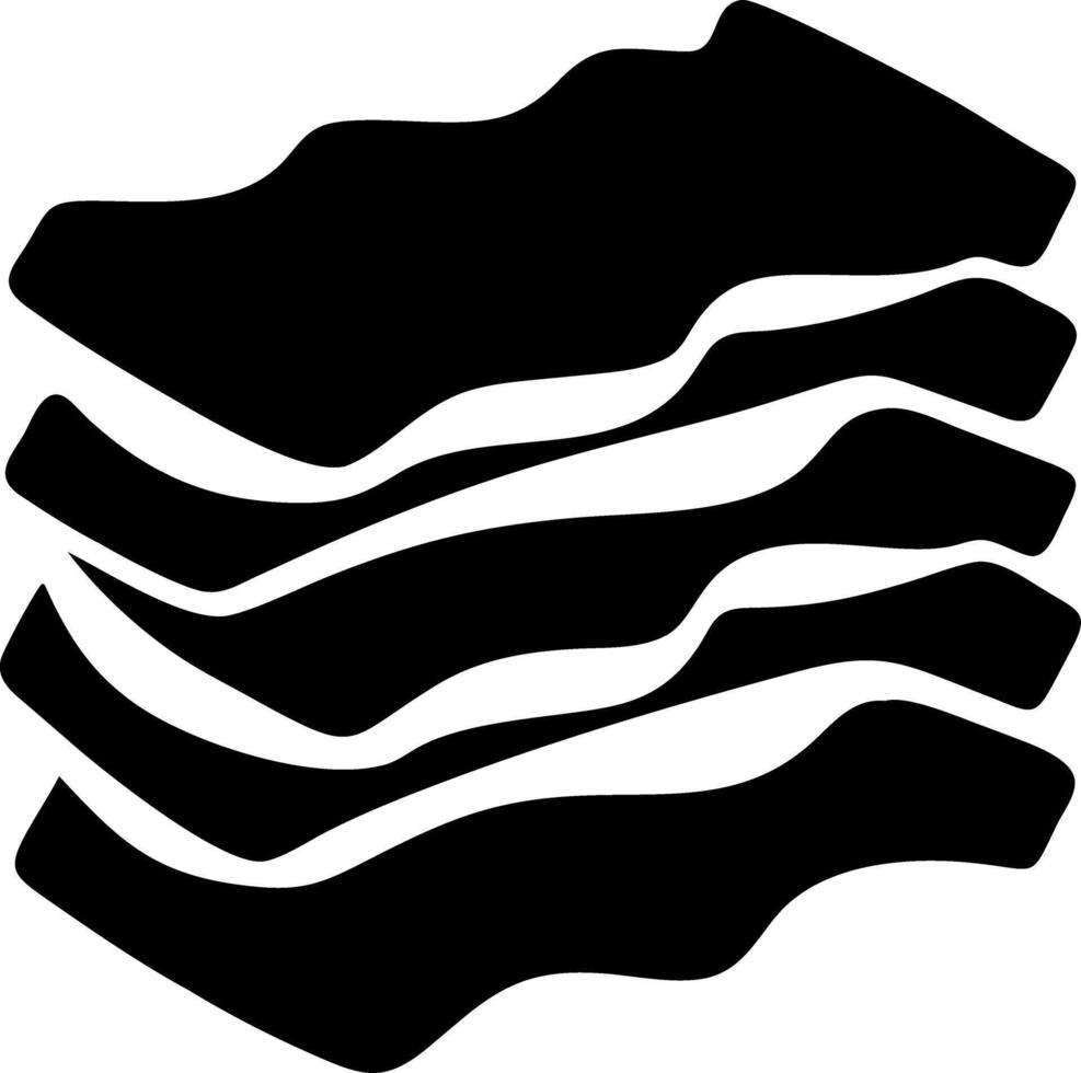 Abstract Black and Grey Wavy Lines Pattern for Modern Graphic Design vector
