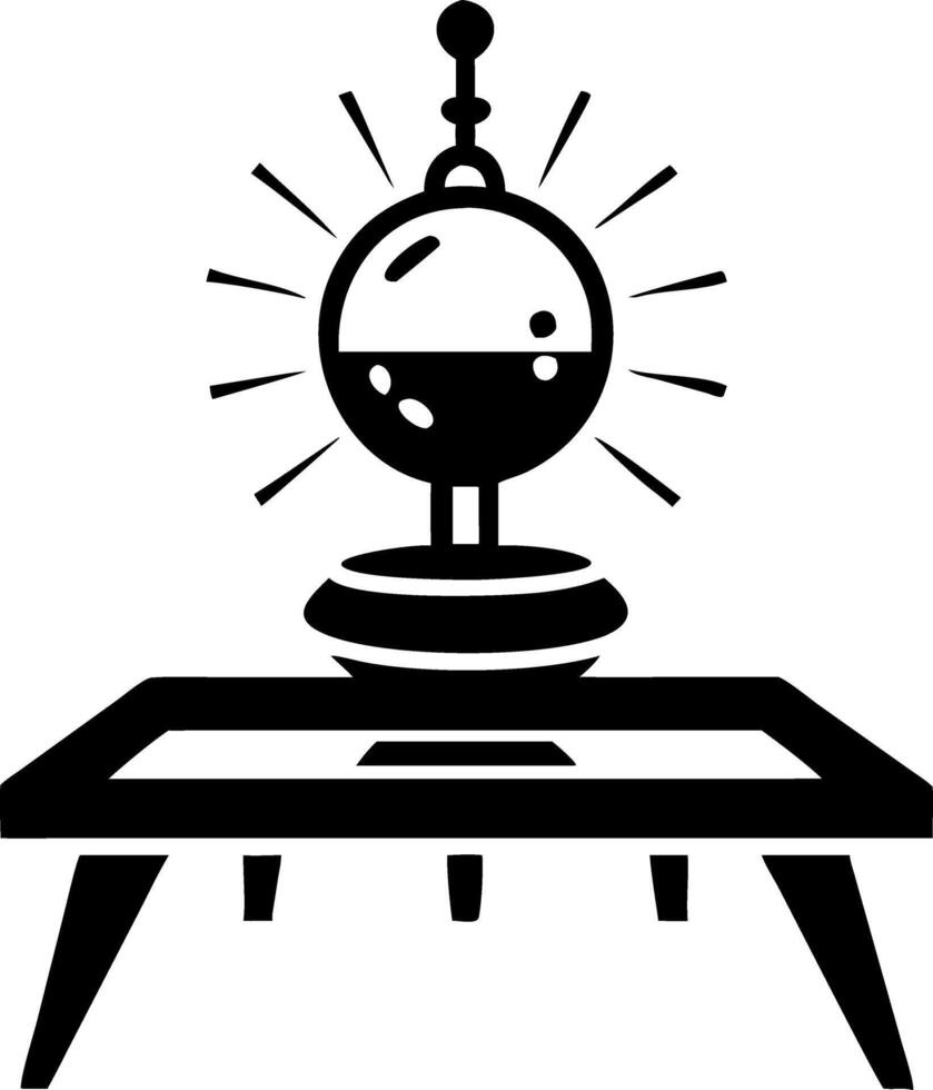 Abstract Science Experiment Apparatus for Educational Designs vector