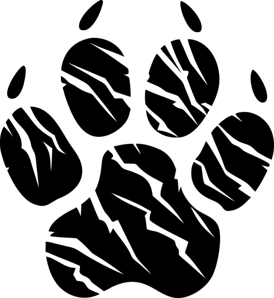 Animal Claw Scratch Paw Print for Tattoos and Design Projects vector
