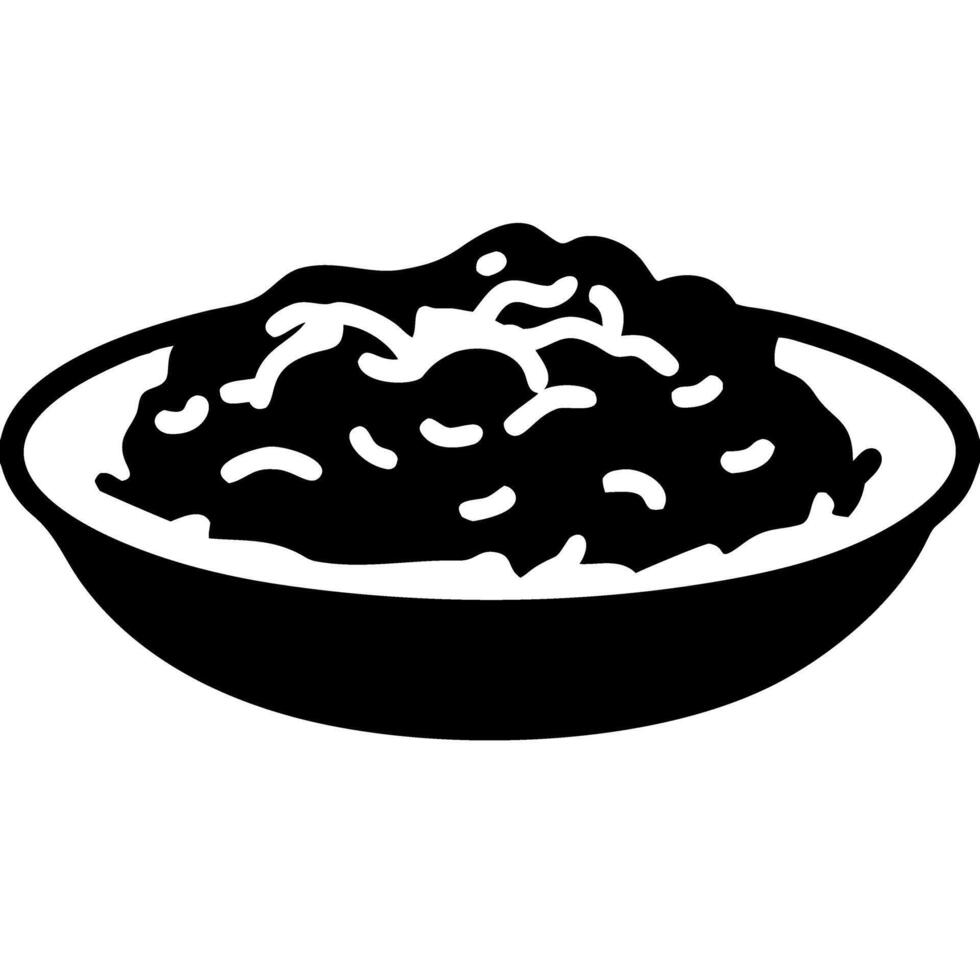 Bowl of Hot Steaming Noodles Illustration for Menus and Cookbooks vector