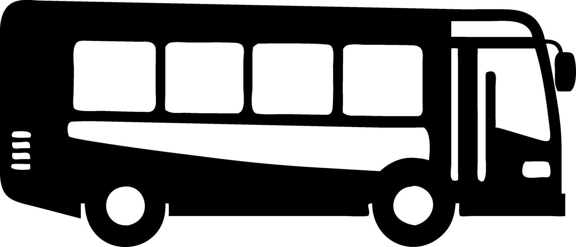 Bus Illustration for Travel and Transport Design Projects vector
