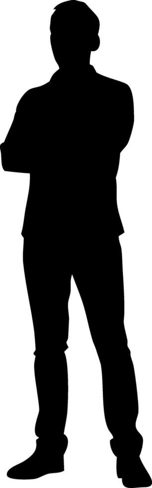 Business Professional Silhouette Illustration for Design and Branding Projects vector