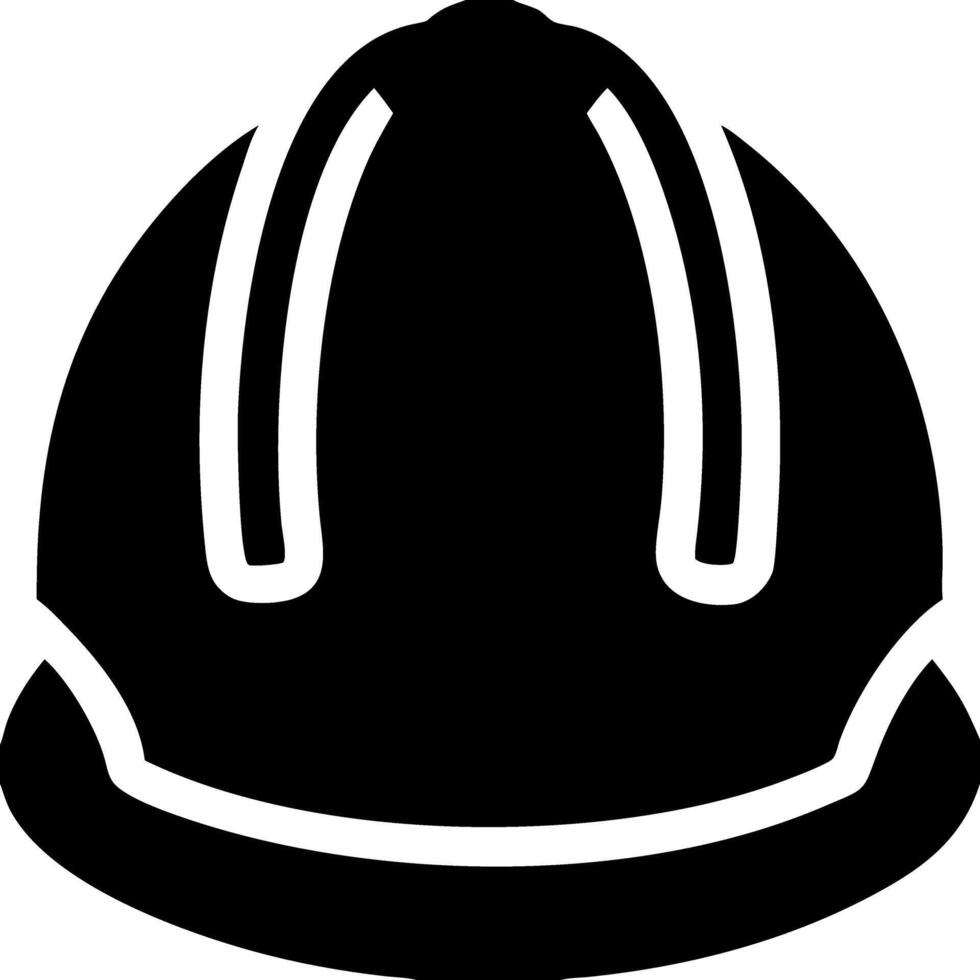 Construction Worker Hard Hat Safety Helmet for Industry Design vector