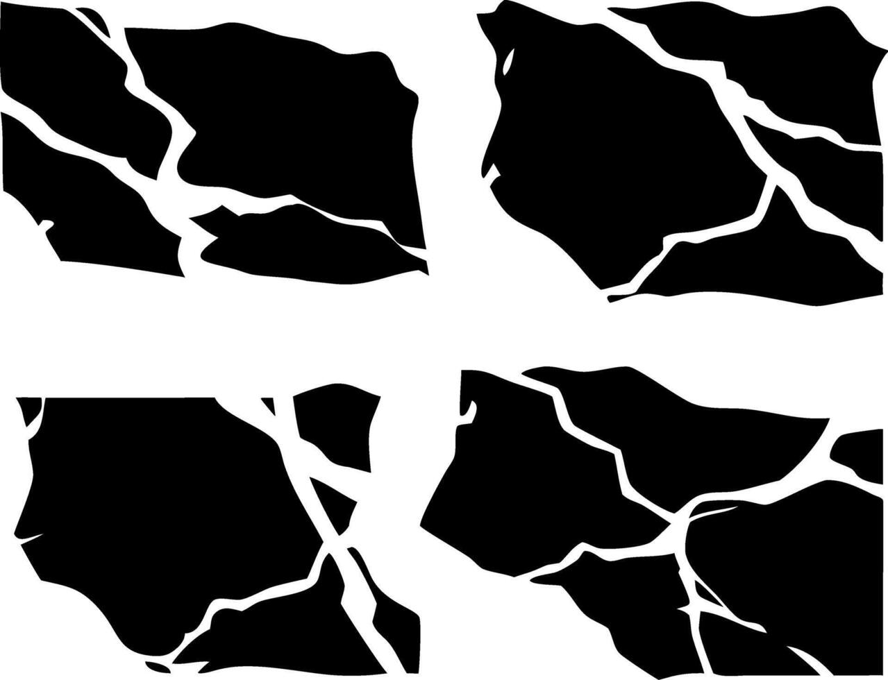 Cracked Earth Texture Seamless Pattern for Design and Decoration Projects vector
