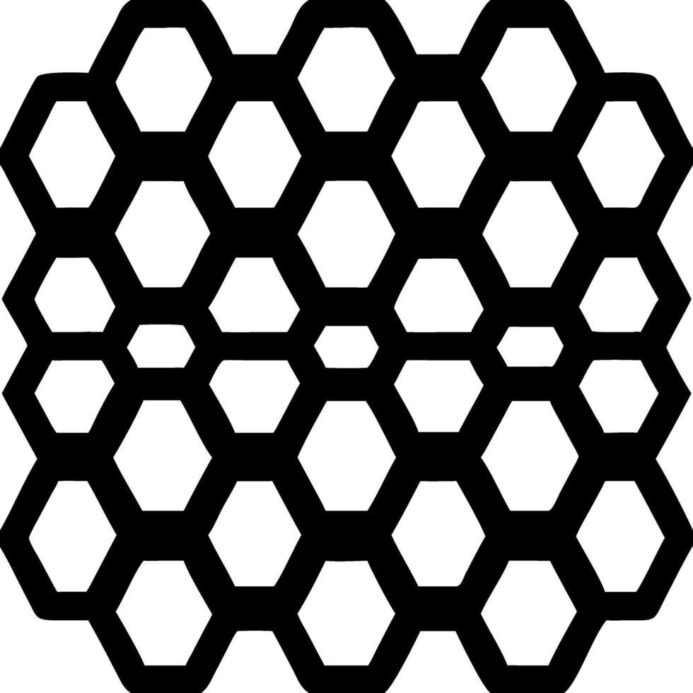 Geometric Honeycomb Hexagonal Pattern Design for Backgrounds and Textures vector