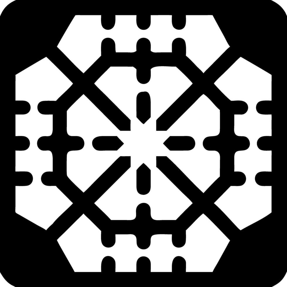 Geometric Mandala Pattern for Decorative Art and Design vector
