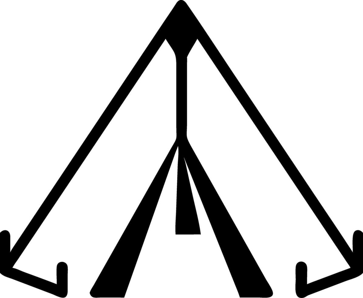 Geometric Symmetrical Arrow Logo Tattoo Design Art vector