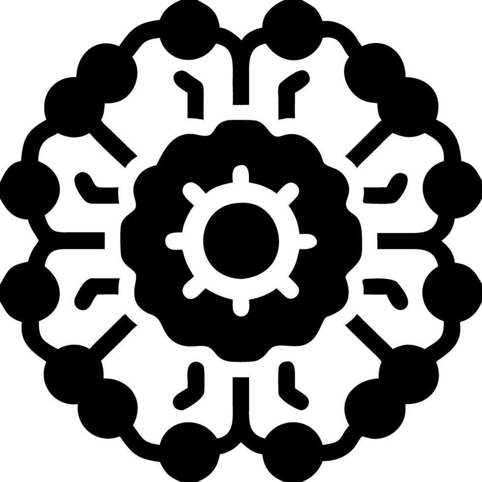 Intricate Geometric Mandala Design for Art and Craft Projects Illustration vector