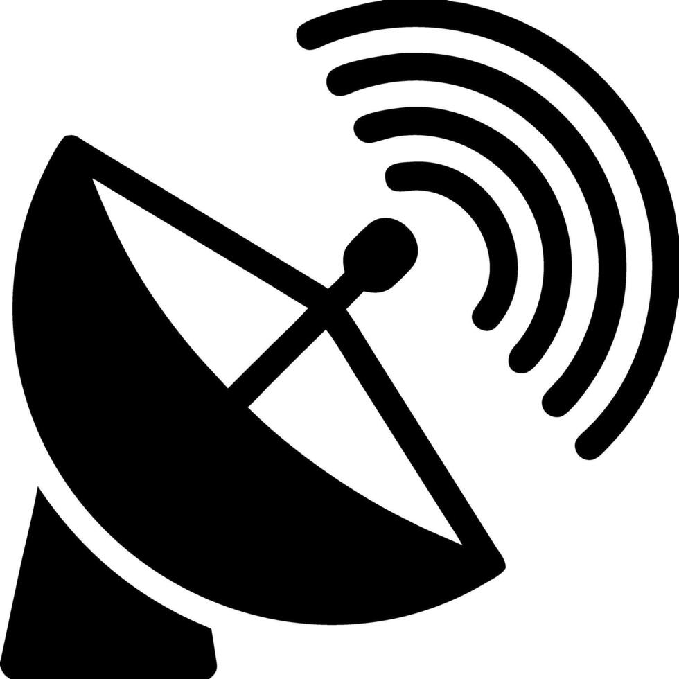 Satellite Dish for Communication and Technology Design vector