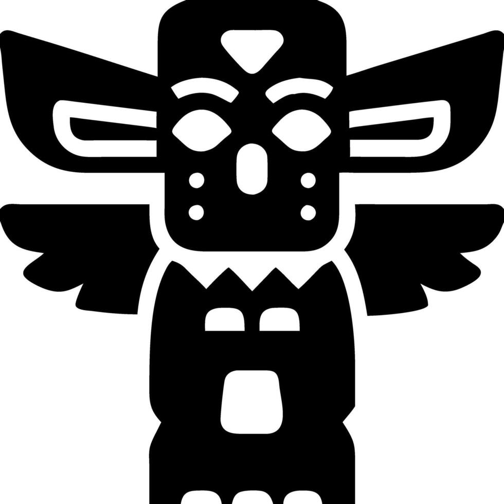 Tribal Totem Art for Tattoo or Cultural Design Projects vector