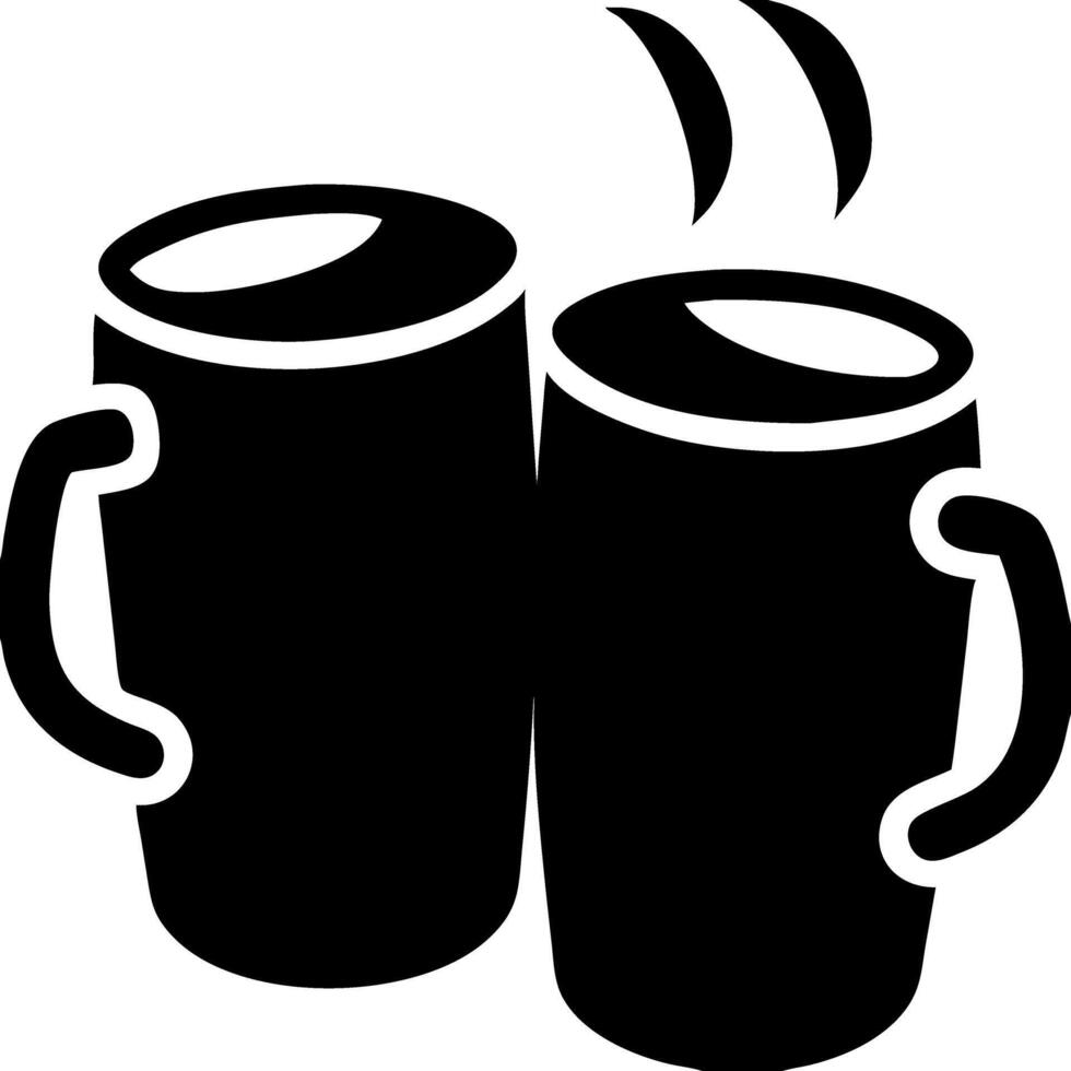 Illustration of Clinking Beer Cans Cheers Celebration for Party Decor vector