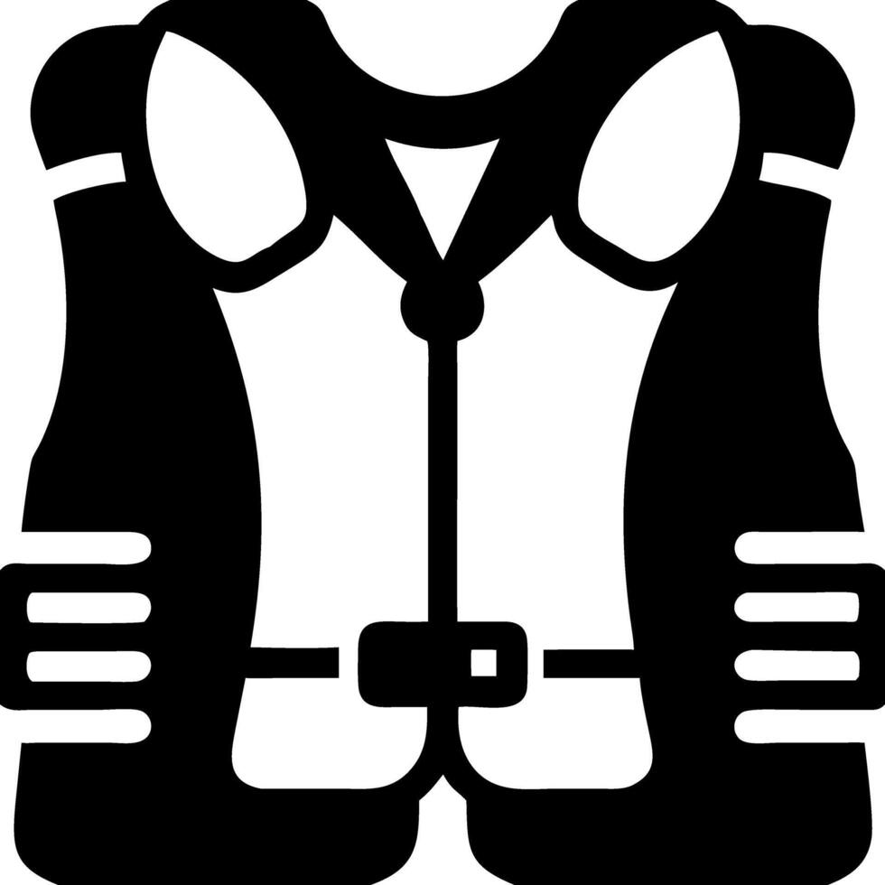 Illustration of Safety Life Jacket for Water Sports and Outdoor Activities vector