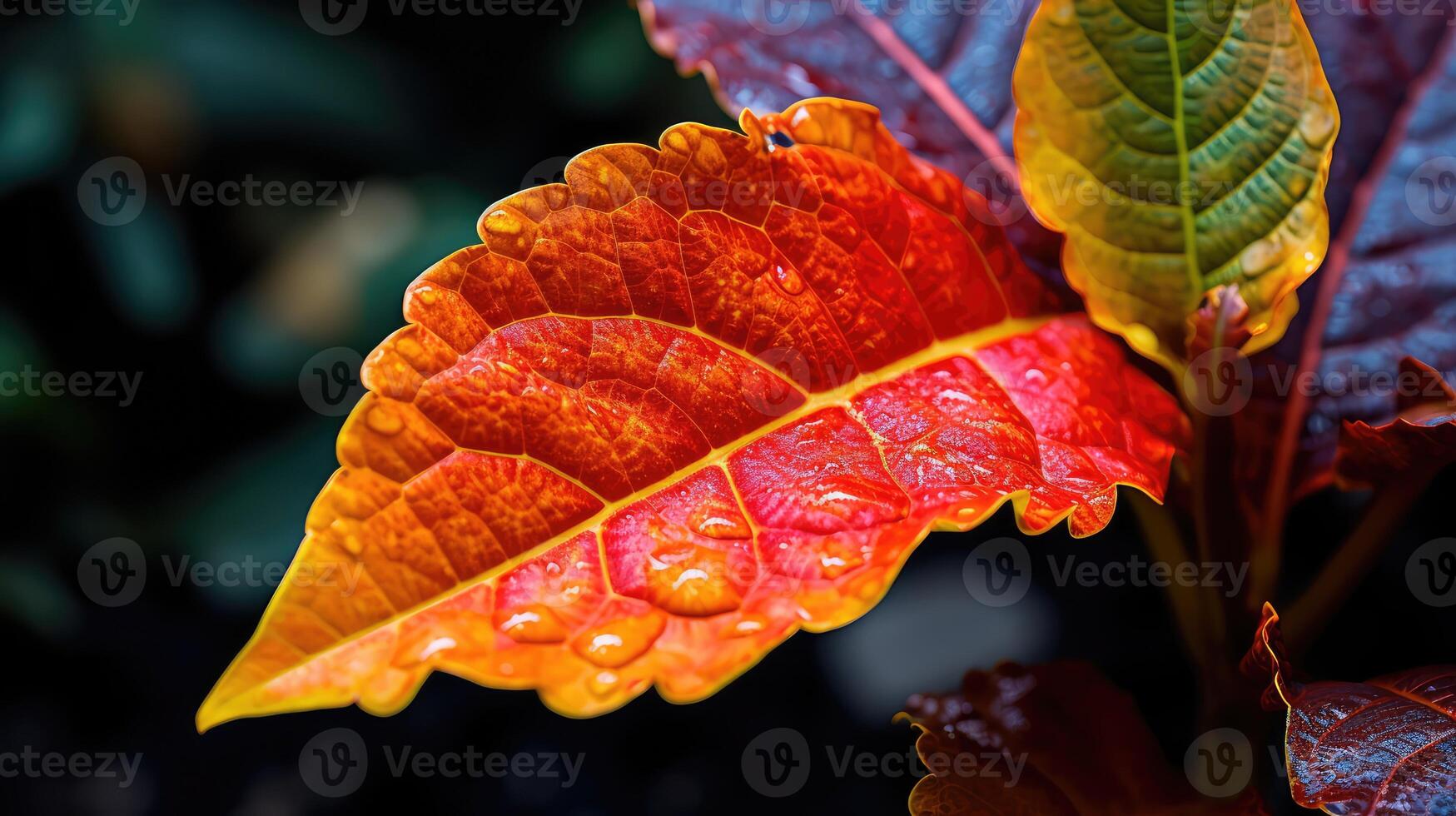 colors hybrid leaf photo