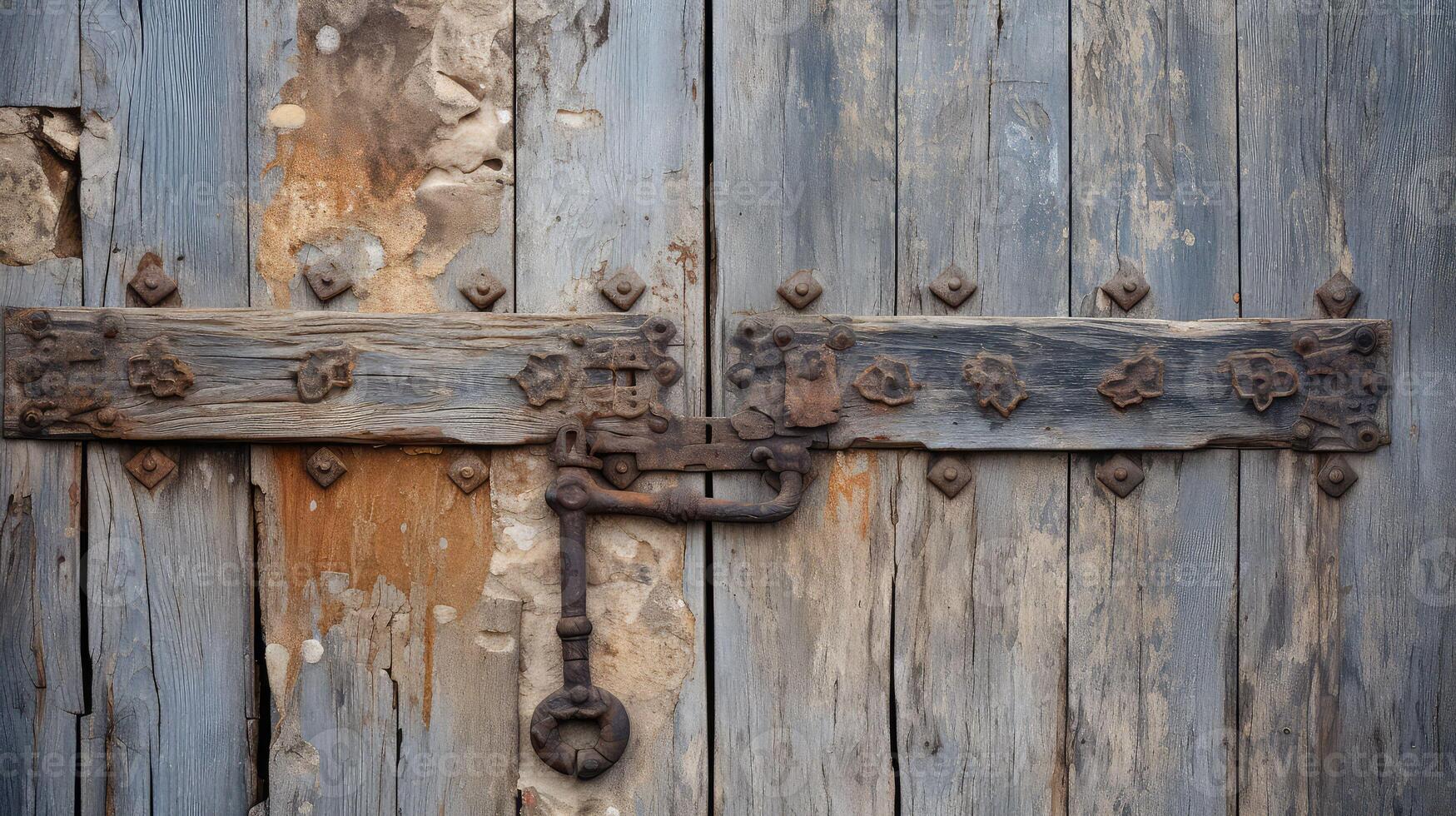 intricate old door photo
