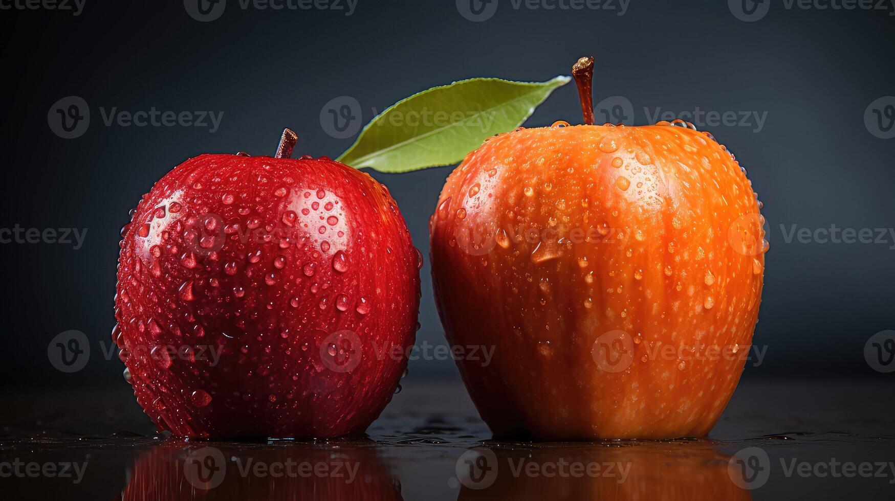 texture comparing apples to oranges photo