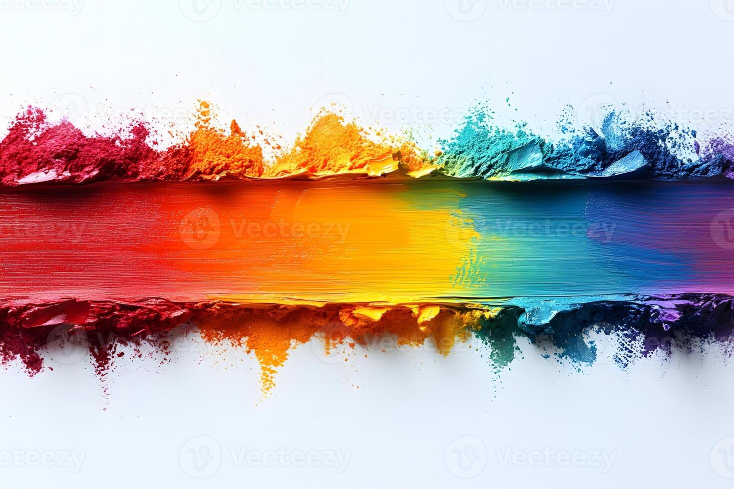 Vibrant Color Spectrum Abstract Art Concept for Creative Design and Poster Use photo