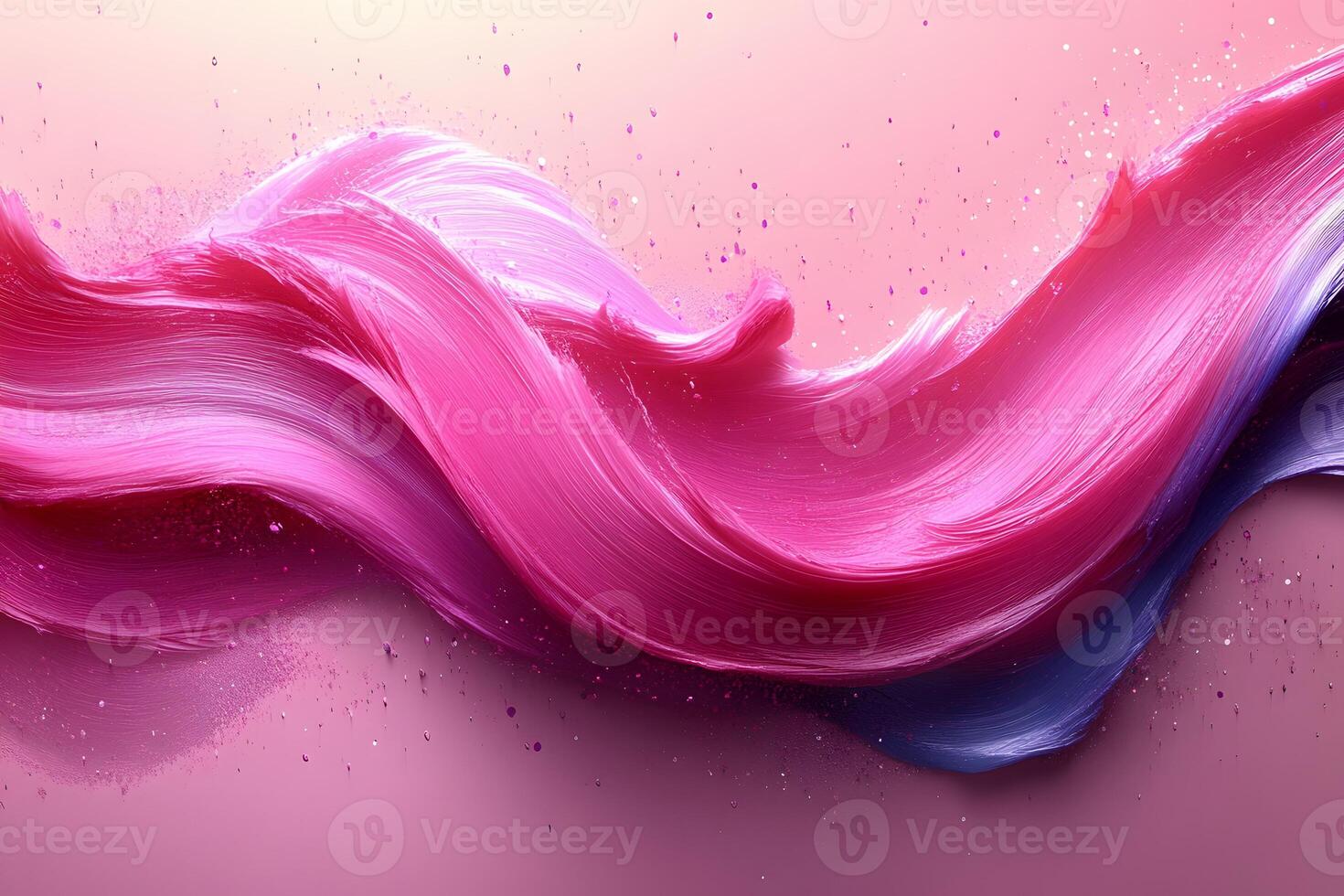 Vibrant Pink and Purple Abstract Brushstroke Art for Modern Design photo