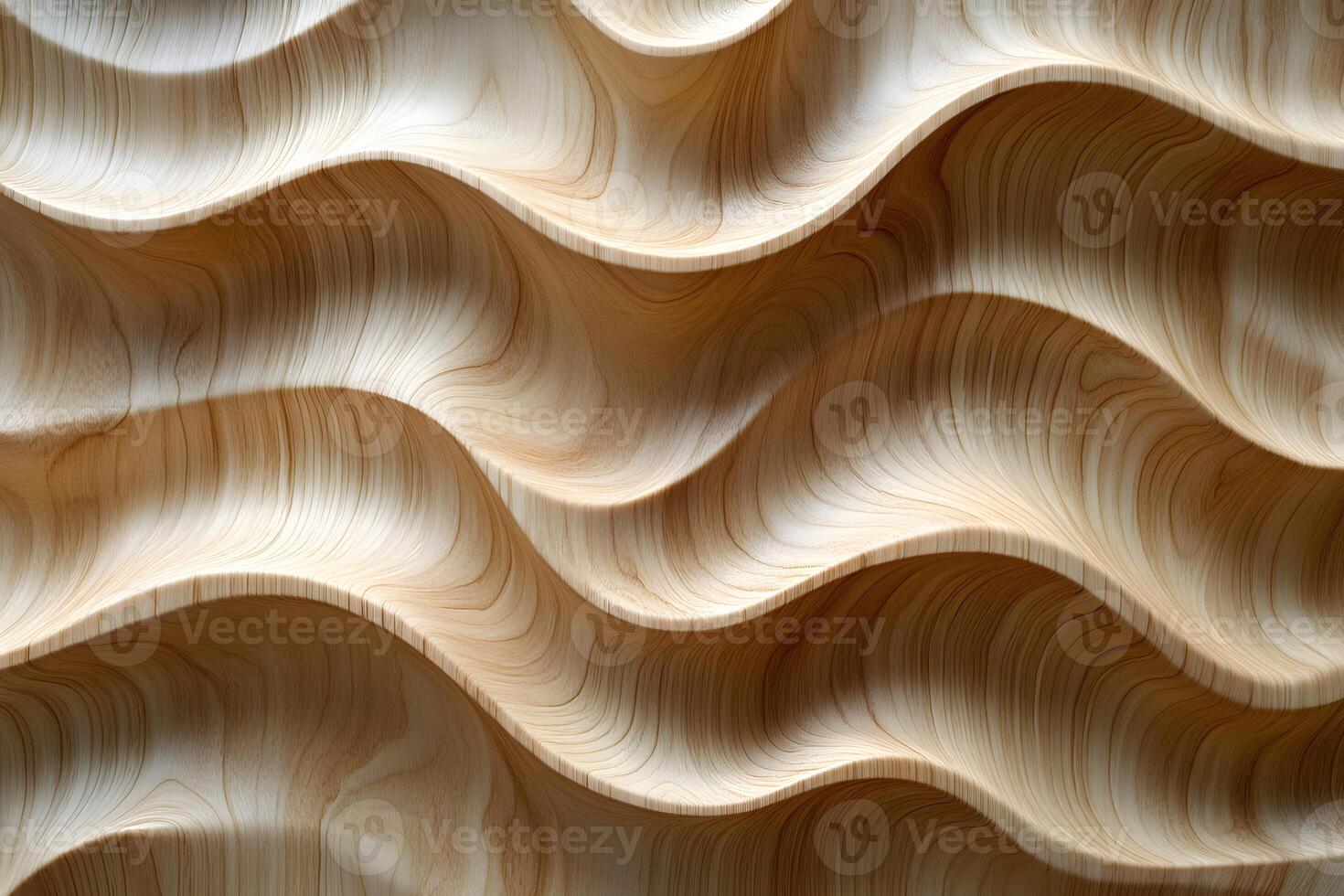 Wavy Wood Texture for Natural Design and Artistic Backgrounds photo