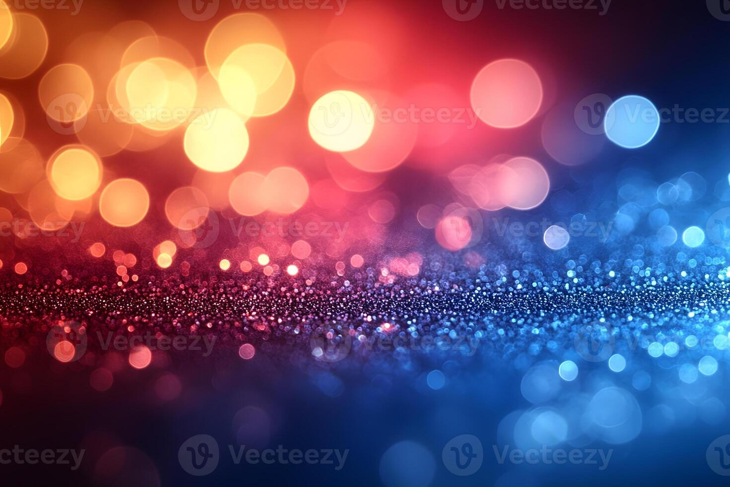 Vibrant Festive Bokeh Lights for Holiday Celebration Background and Design photo