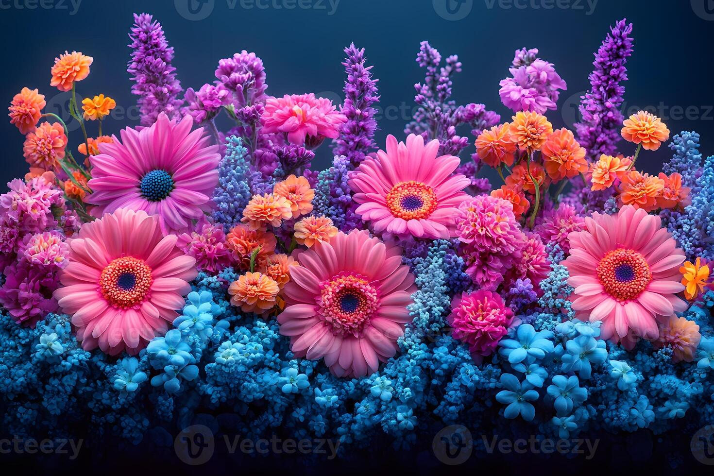 Vibrant Summer Floral Arrangement with Gerberas and Lilies for Nature-Inspired Designs photo
