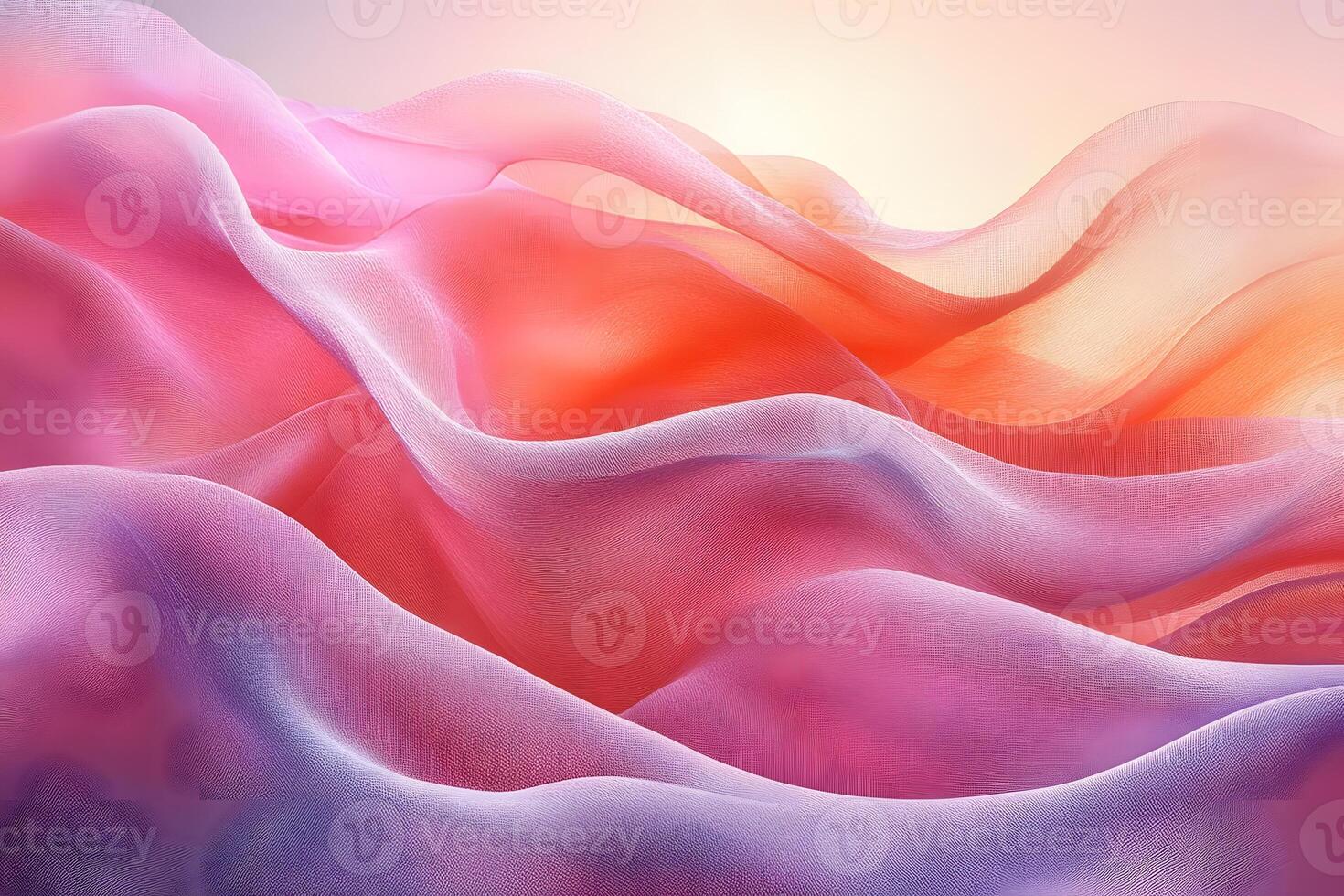 Flowing Abstract Wave Textures in Soft Pastel Hues for Artistic Design and Decor photo
