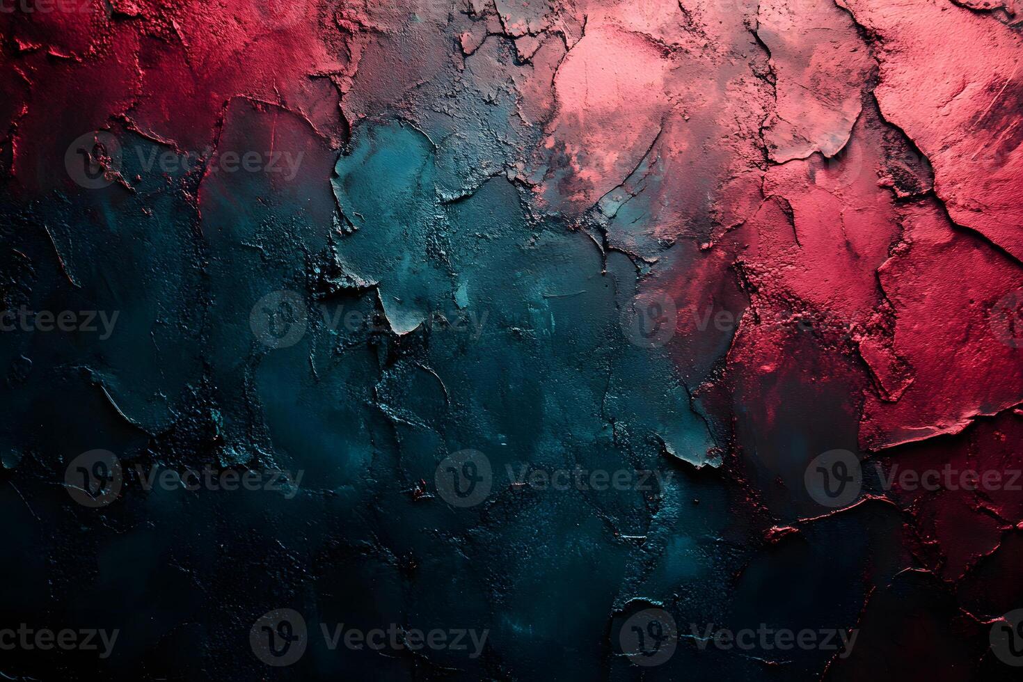 Textured Abstract Art with Red and Blue Tones for Creative Design Projects photo