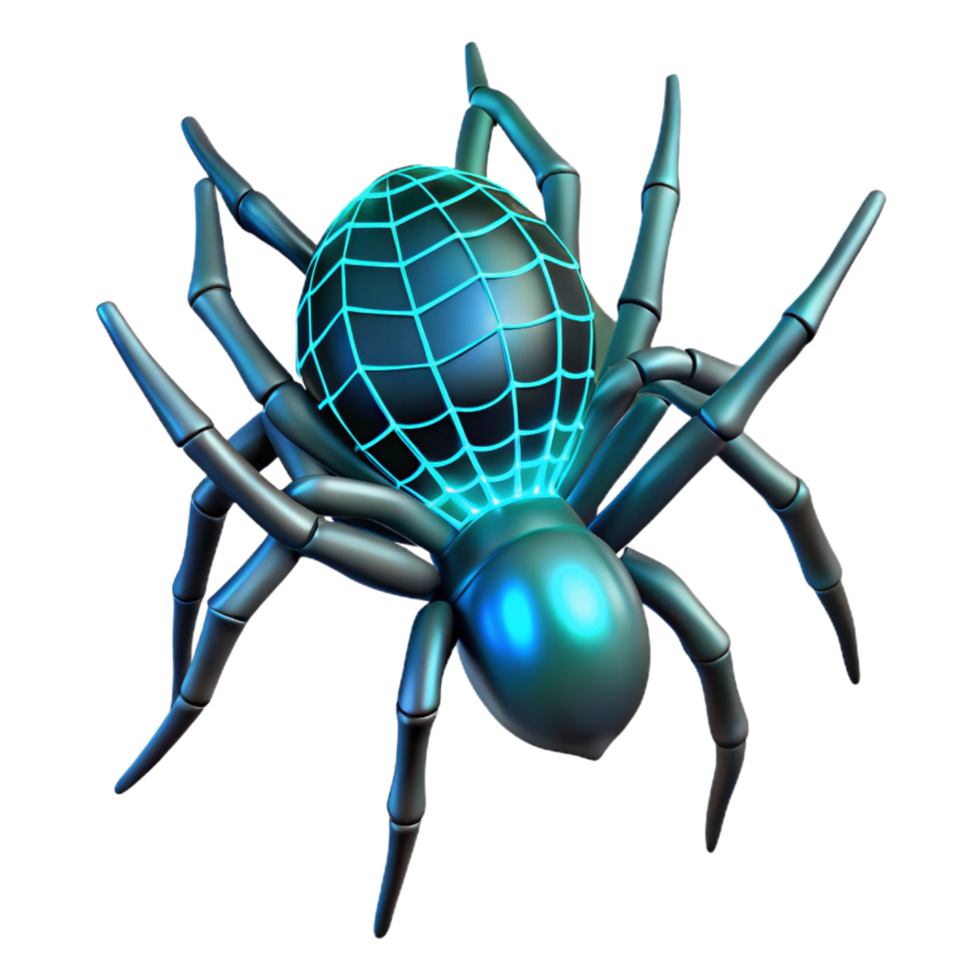 Cyber Spider A Digital World Crawling with Data png
