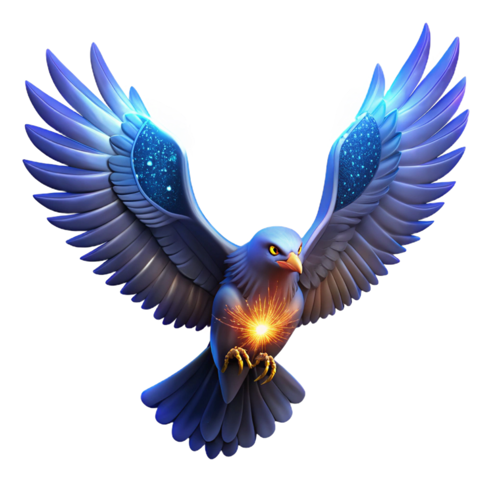Celestial Avian A Spark of Light, Wings of the Cosmos png