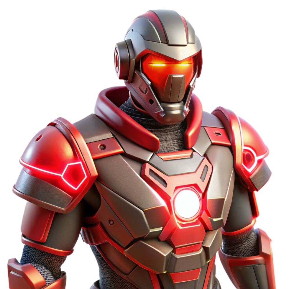 Red Armored Combatant png