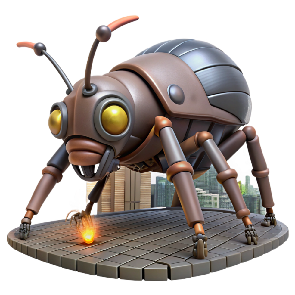 Mech Insect Cityscape png