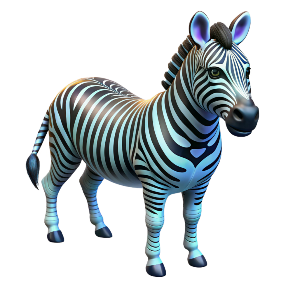 Stripes, Hoofs, and a 3D Zebra Model png