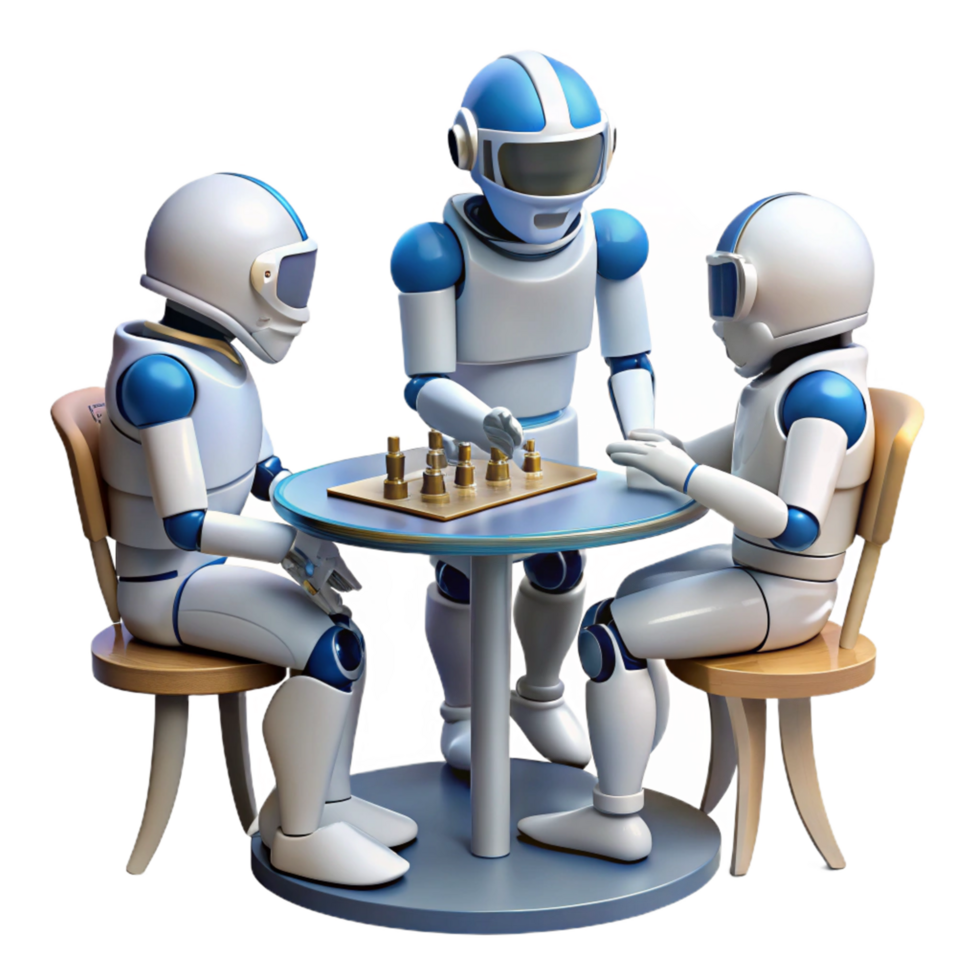 Robots Playing Chess A Study in Artificial Intelligence png