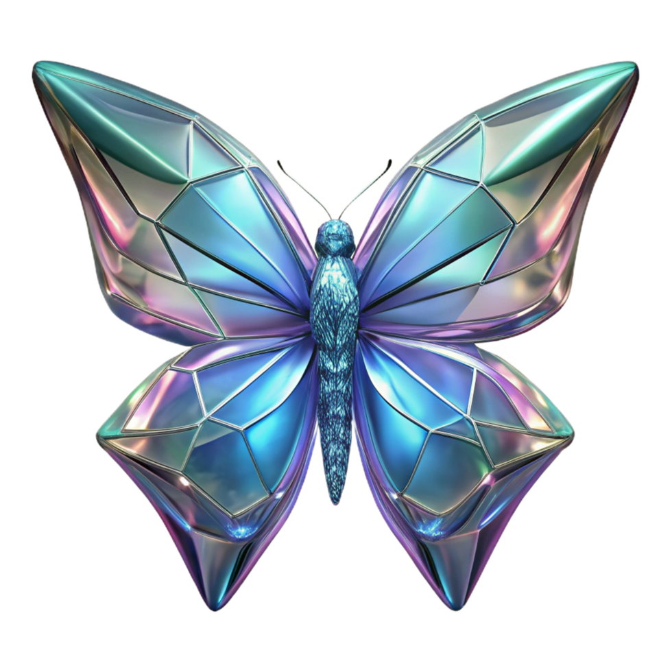 Iridescent Gem Butterfly png