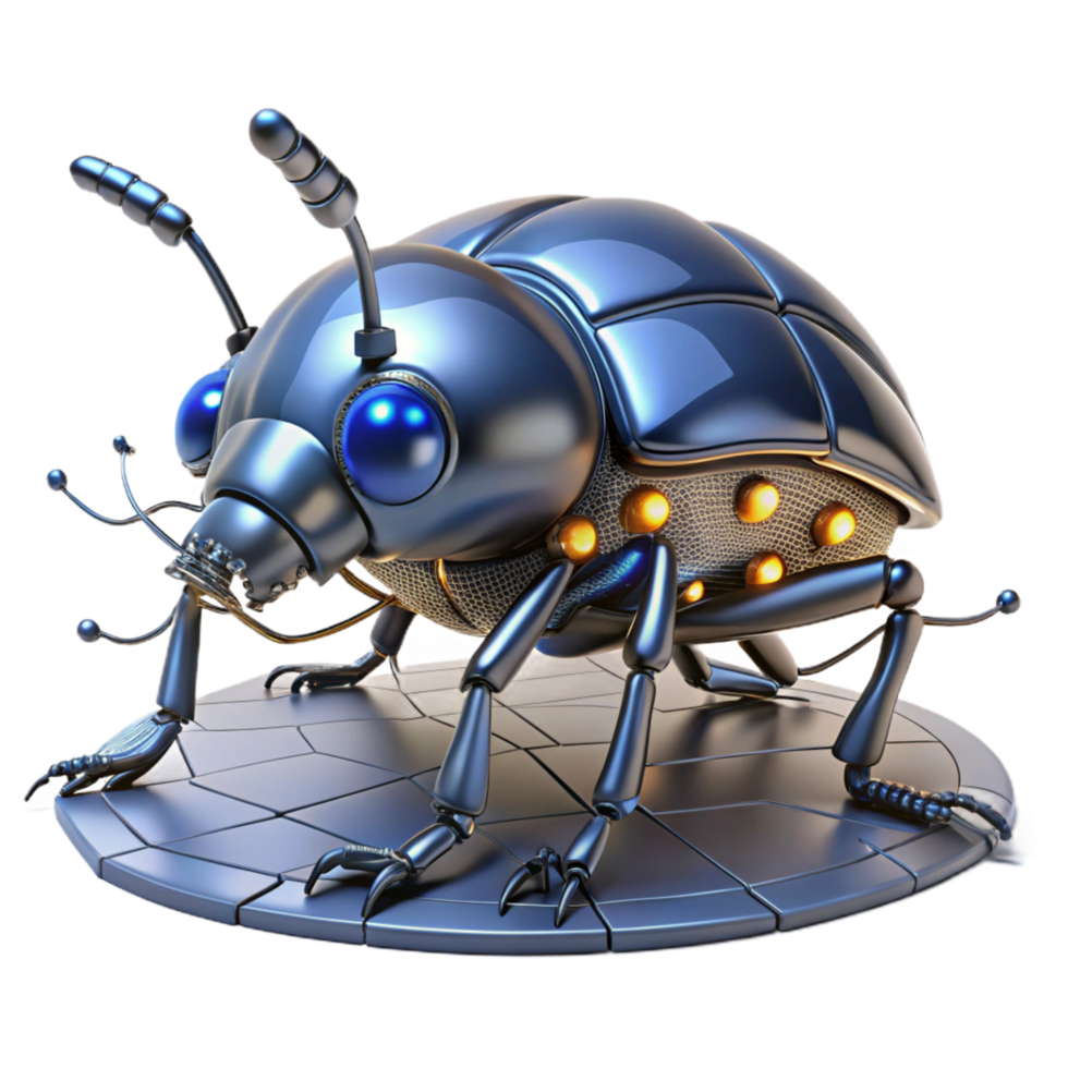 Robotic Insect 3D Model of a Futuristic Mechanical Bug png
