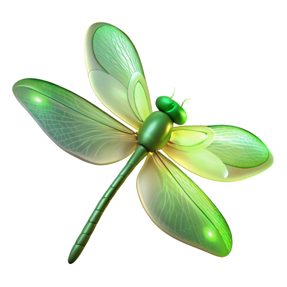 Green Dragonfly Wings png