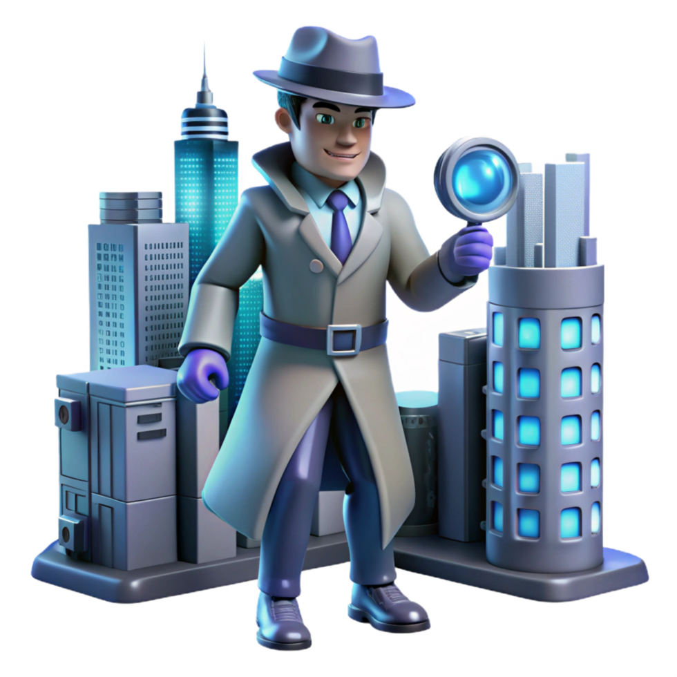 Urban Detective Mystery in the Metropolis png