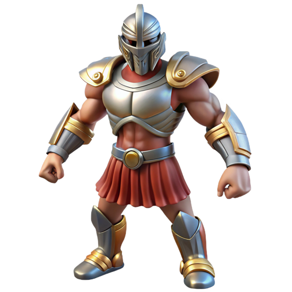 Mighty Warrior in Ancient Armor png