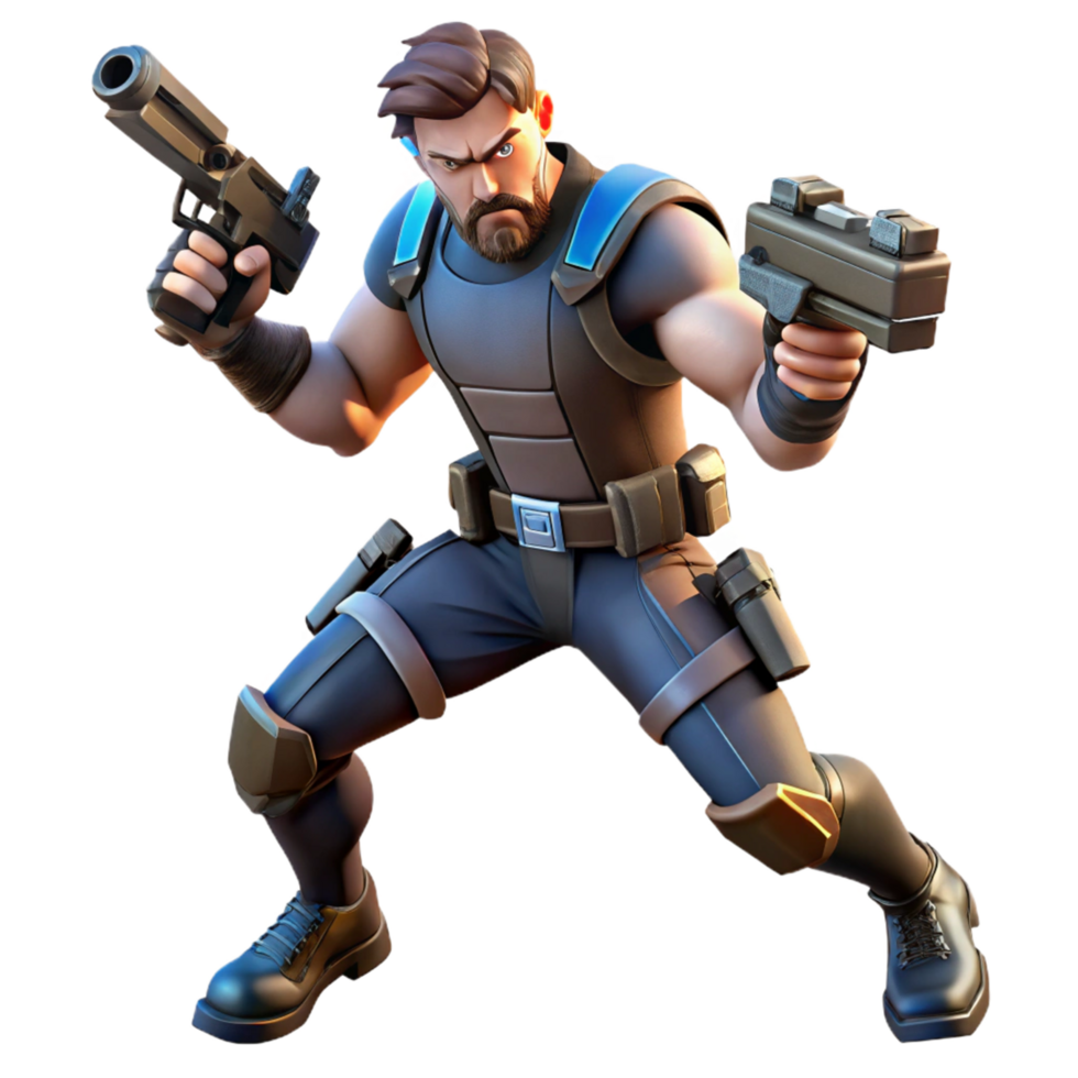 Tactical Ops Action Packed Sci Fi Soldier png