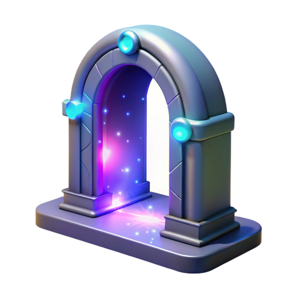 Luminous Archway A Gateway to the Cosmos png